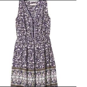 Rebecca Taylor Indian Floral Print Mini Dress size 2